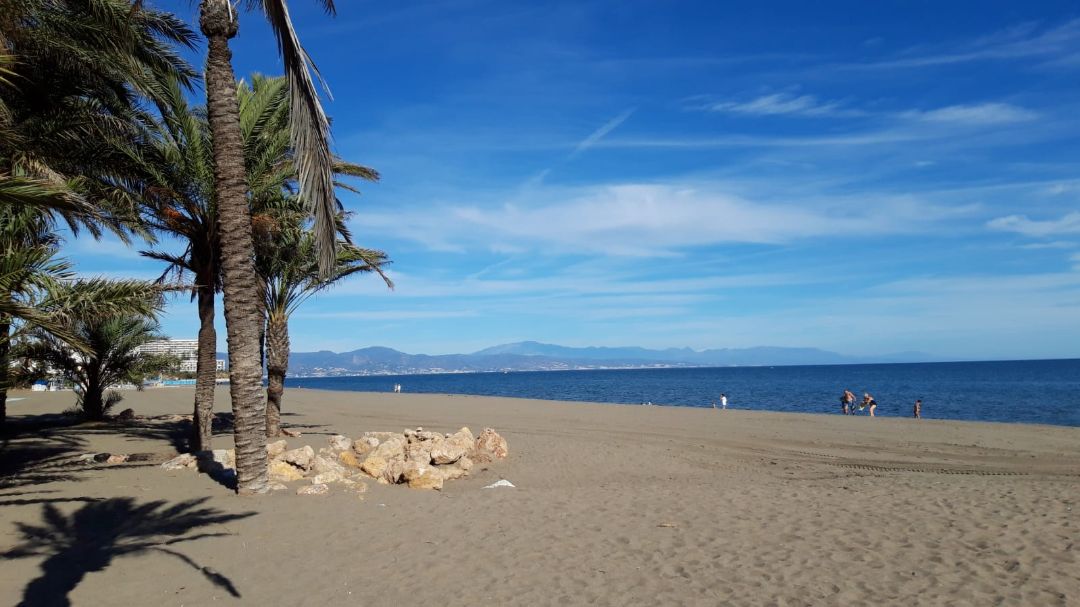 Playa de La Carihuela en Torremolinos